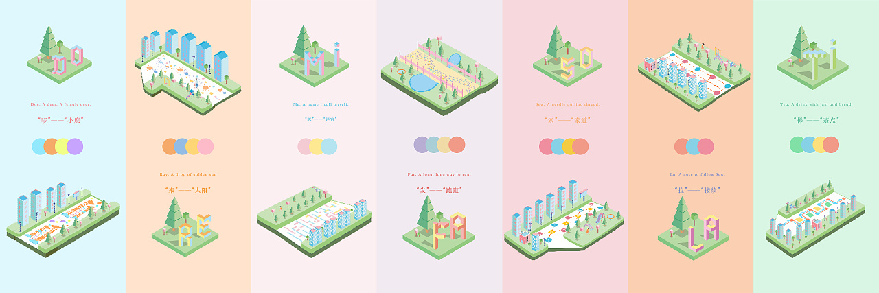 侨亚美苑社区儿童导视毕设