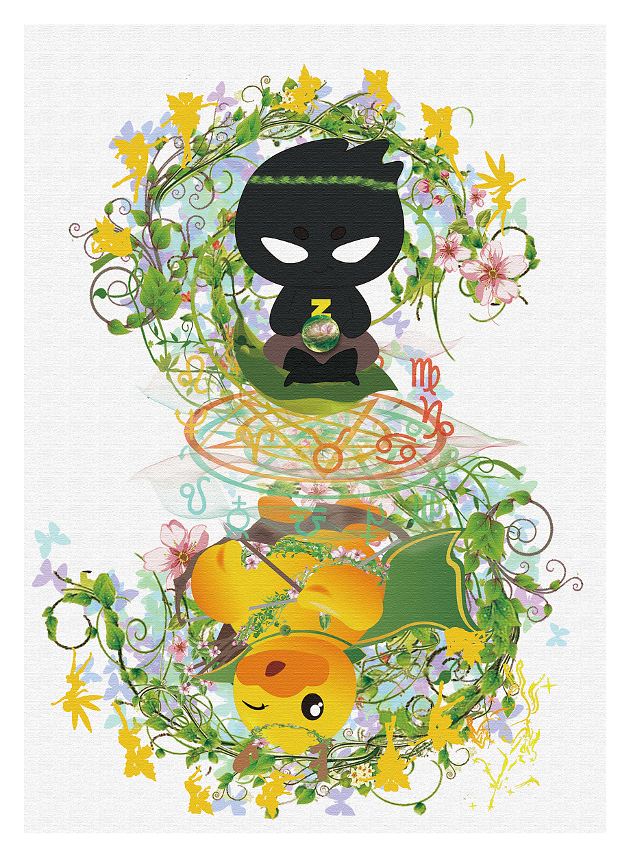 自然与智慧（图ZMTc0NDgwNTMy） - 商业插画 - 站酷设计师Z17489073原创素材 - 站酷ZCOOL