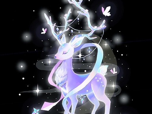 灵鹿插画-儿童插画104051年前企鹅93插画-儿童插画