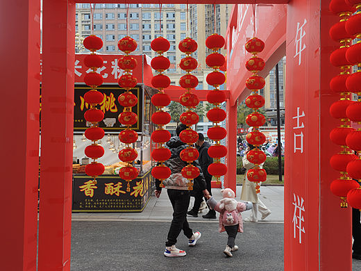 李文全随拍：过年啦，就要像灯笼一样牵着