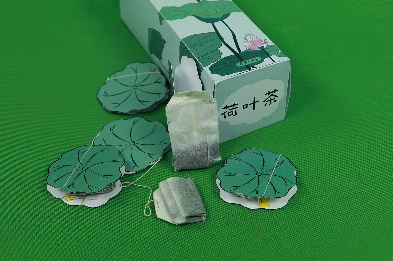 荷叶茶包装