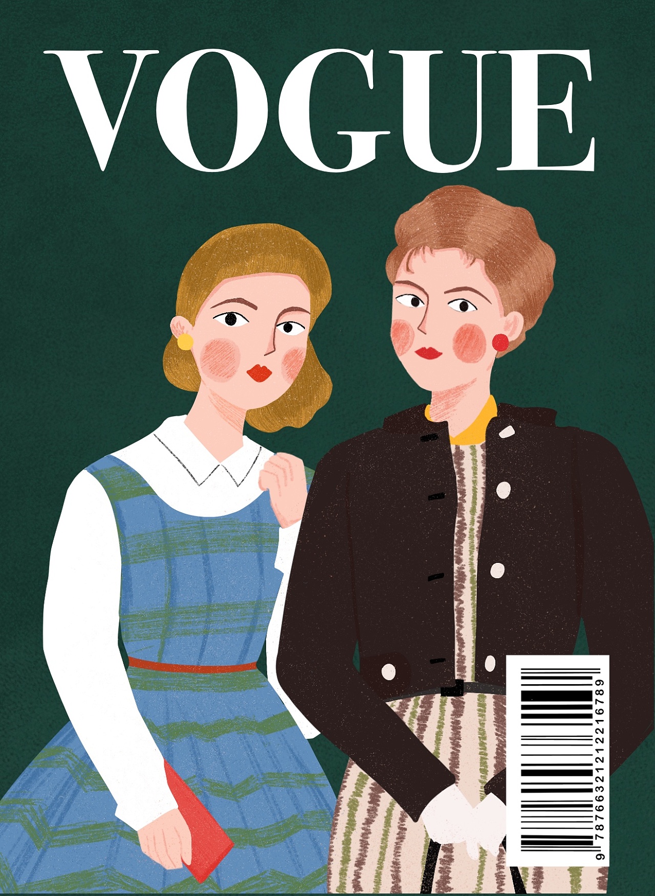 复古女郎封面系列