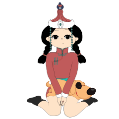 微信表情《乌拉特姑娘第二弹》（图ZMjM4NDU1MjIw） - 网络表情 - 站酷设计师MohoMan原创素材 - 站酷ZCOOL