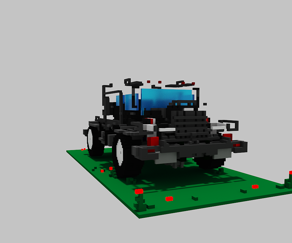 MagicaVoxel--卡车头（图ZMzQwNzg3MjI4） - 动画/影视 - 站酷设计师Maxyang1900原创素材 - 站酷ZCOOL