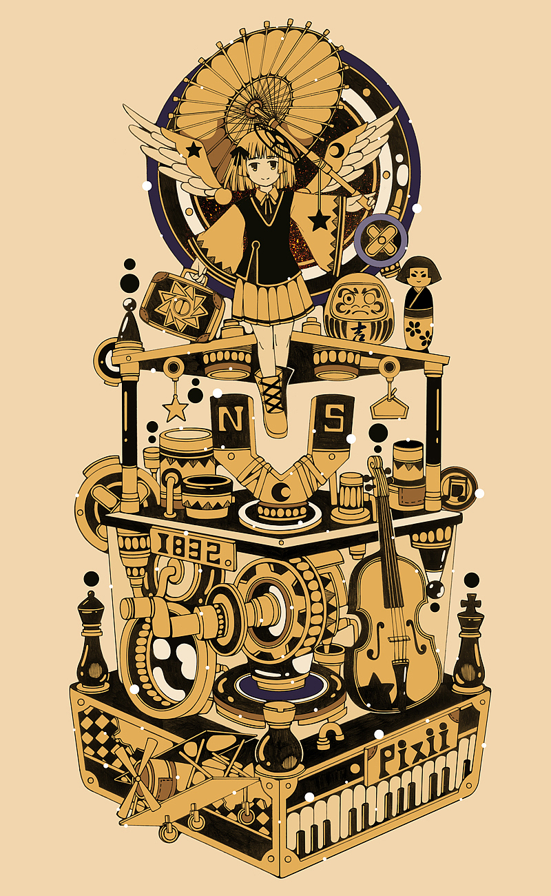 蒸汽朋克插画集8蒸汽街的秘密