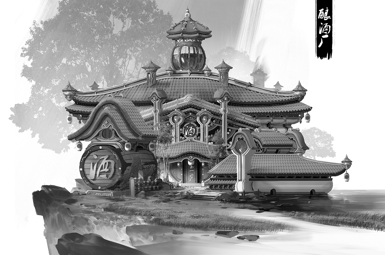 场景原画设计示范（图ZMTYwMTYxMjUy） - 游戏原画 - 站酷设计师凡先生CG原创素材 - 站酷ZCOOL