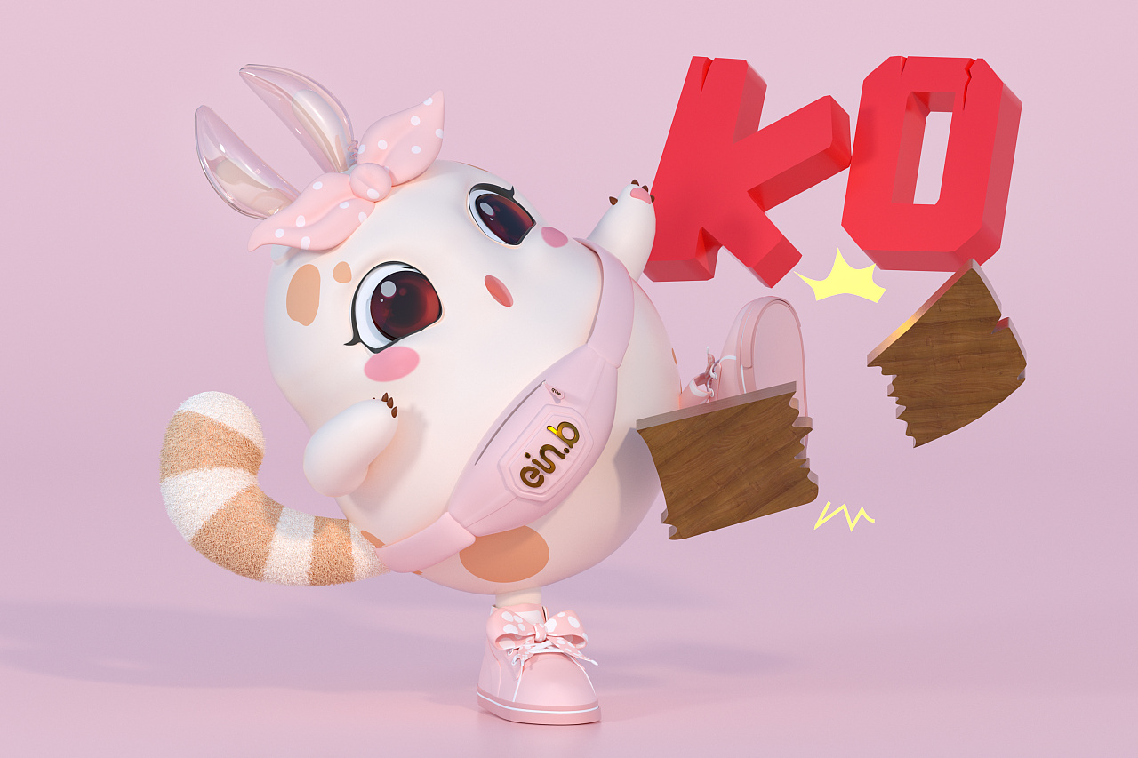 2019年c4d个人作品集-新ip卡通角色建模