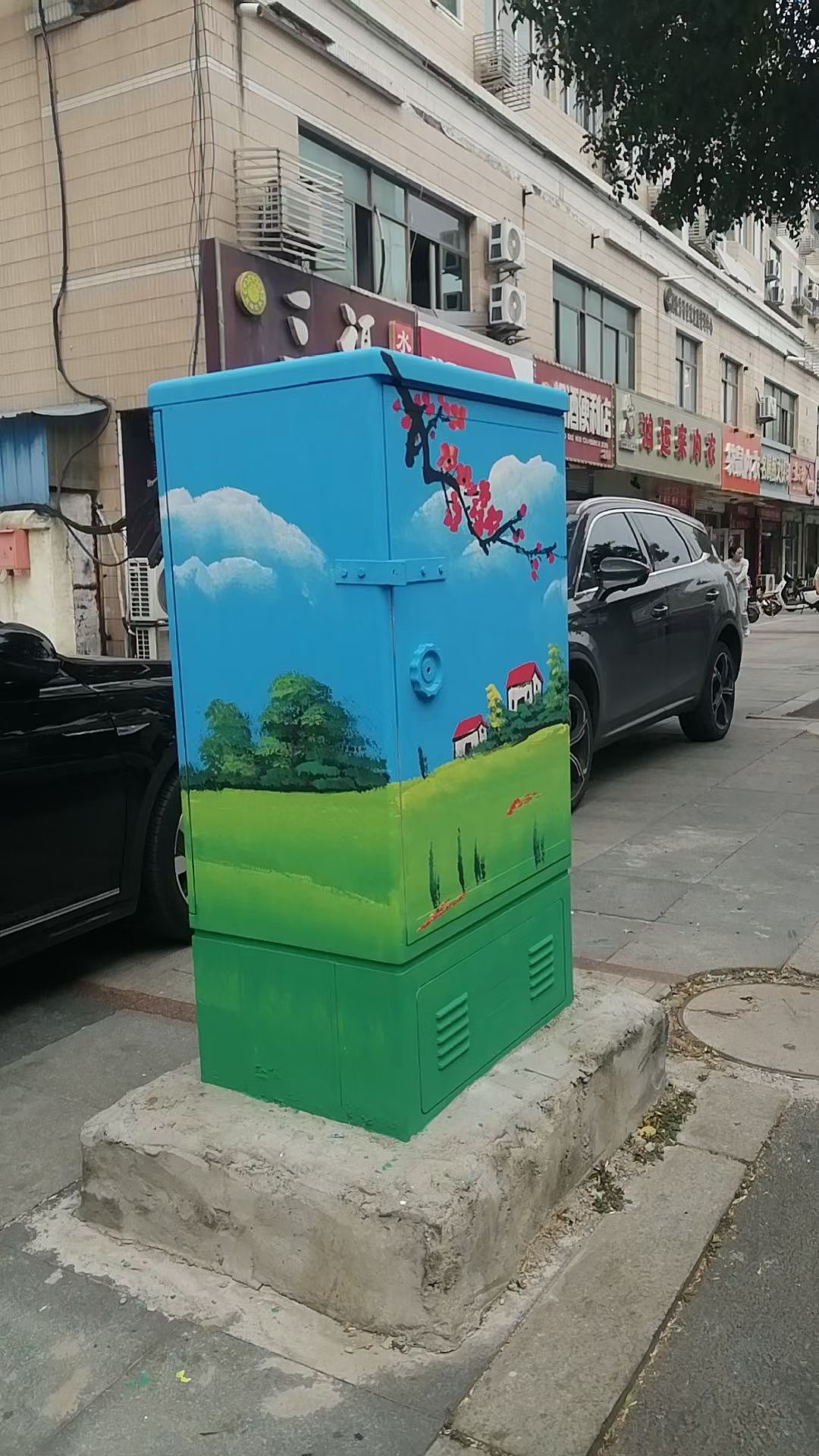 配电箱 基站柜 电表箱 集装箱彩绘图片分享13461460833