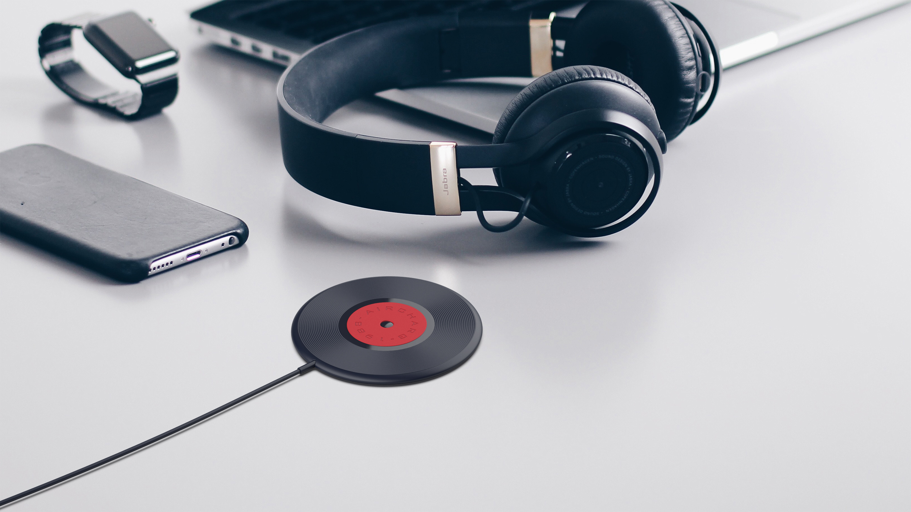 3c类-黑胶无线充|工业/产品|电子产品|josndesign - 原创作品 - 站酷