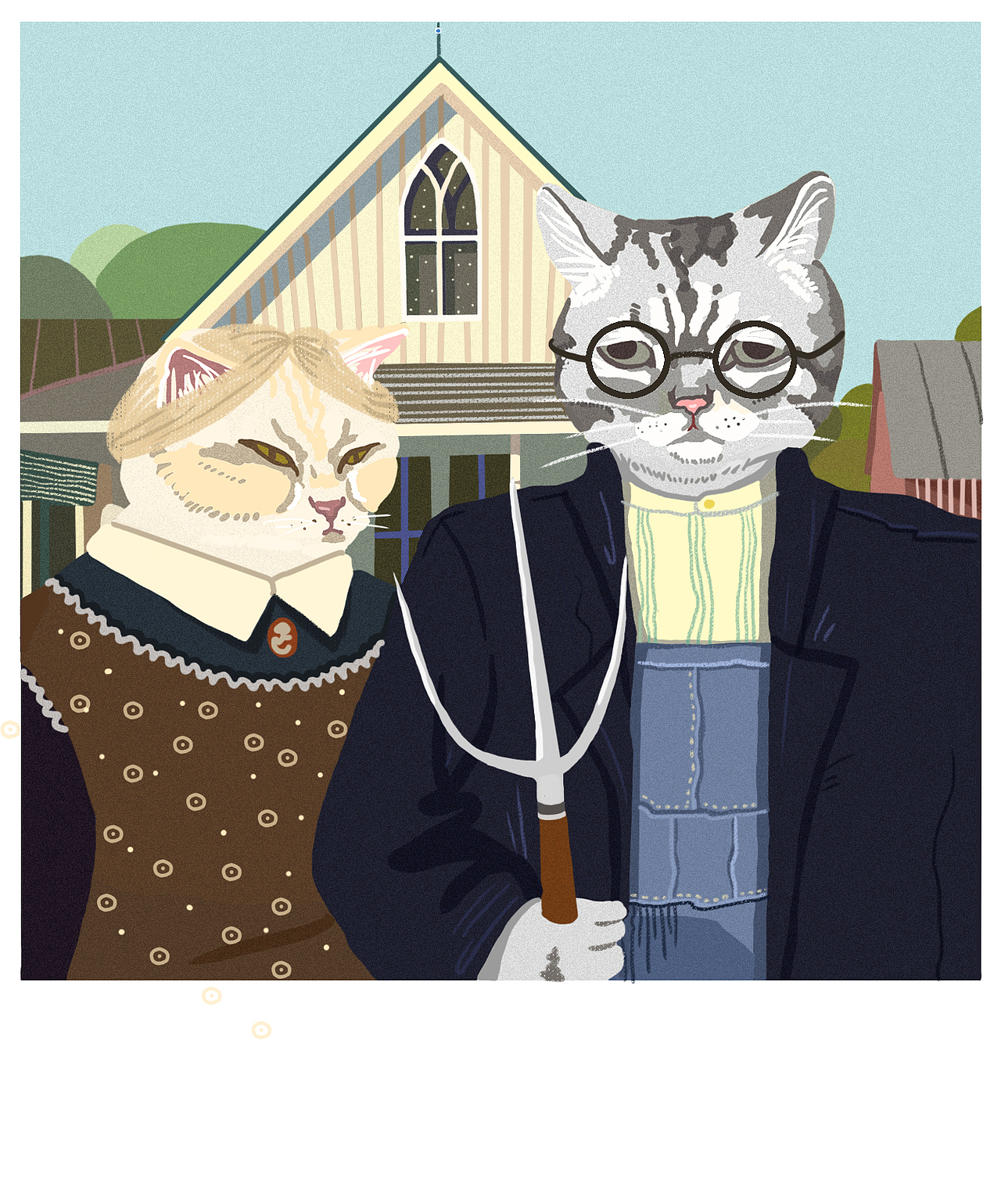 貓咪肖像畫（圖ZMTMwMzI3ODU2） - 創(chuàng)作習(xí)作 - 站酷設(shè)計師肥貓燉田七原創(chuàng)素材 - 站酷ZCOOL