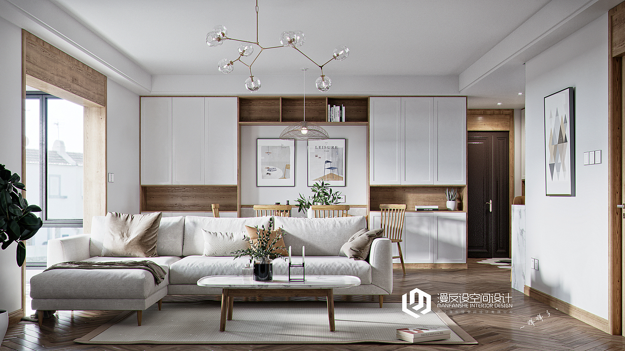 日常搬砖系列-北欧客餐厅（图ZMTY2NzA4NDAw） - 家装设计 - 站酷设计师漫反设丨洋洋彡丶原创素材 - 站酷ZCOOL