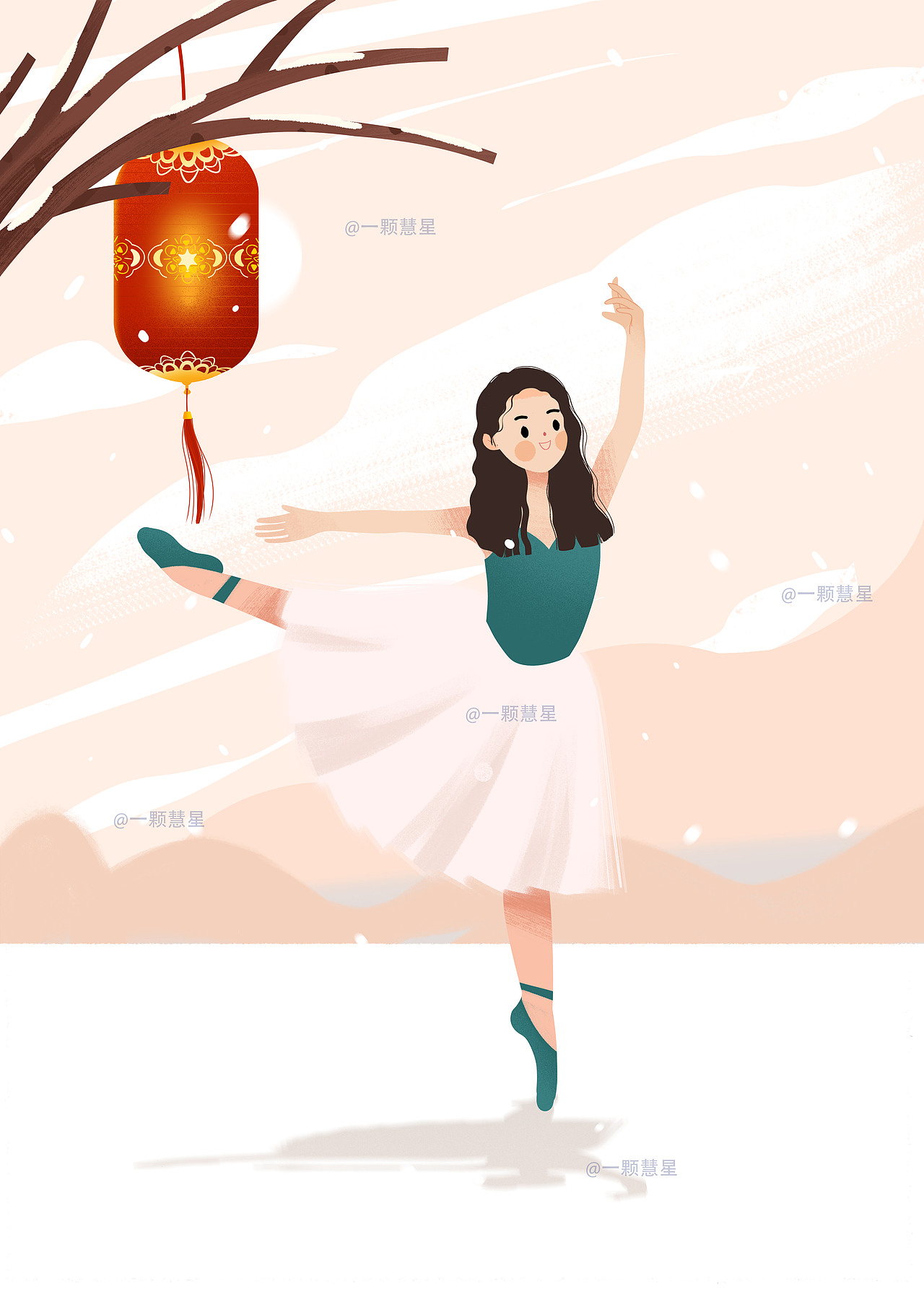 芭蕾舞女孩㊗️大家新春快乐,健康平安✨