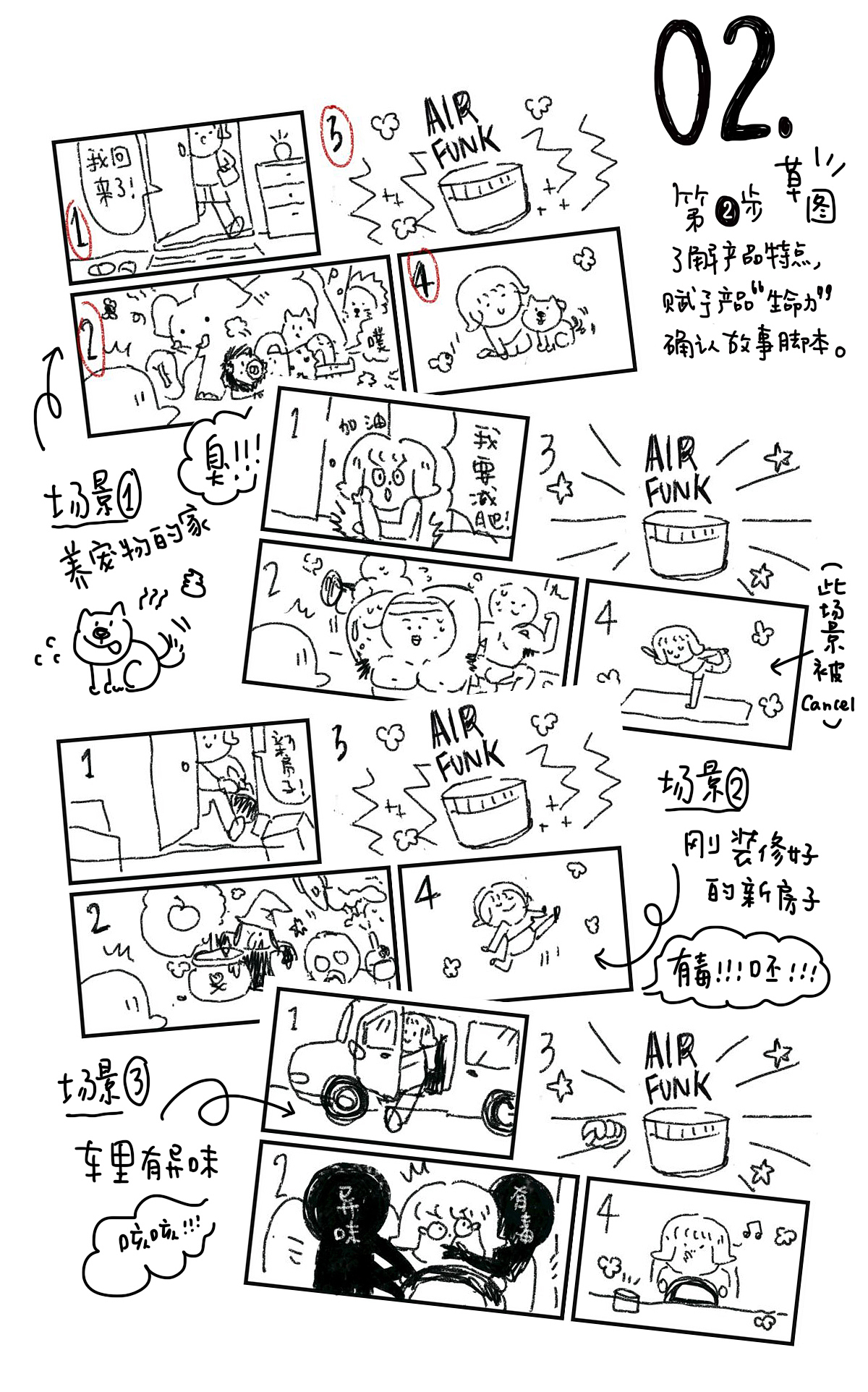 包装插画｜AIR FUNK 空气净化剂（图ZMTAwNjAwOTMy） - 商业插画 - 站酷设计师琳榔头原创素材 - 站酷ZCOOL