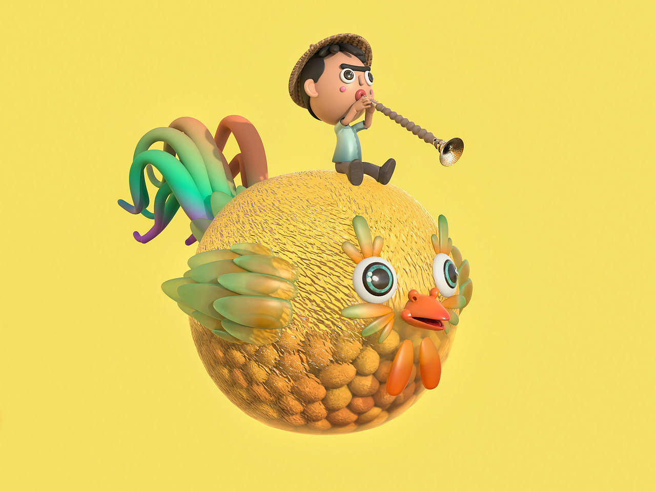 永庆坊AR公共艺术实验（图ZMjE2ODI4Nzk2） - 其他三维 - 站酷设计师Scottbeezyy原创素材 - 站酷ZCOOL