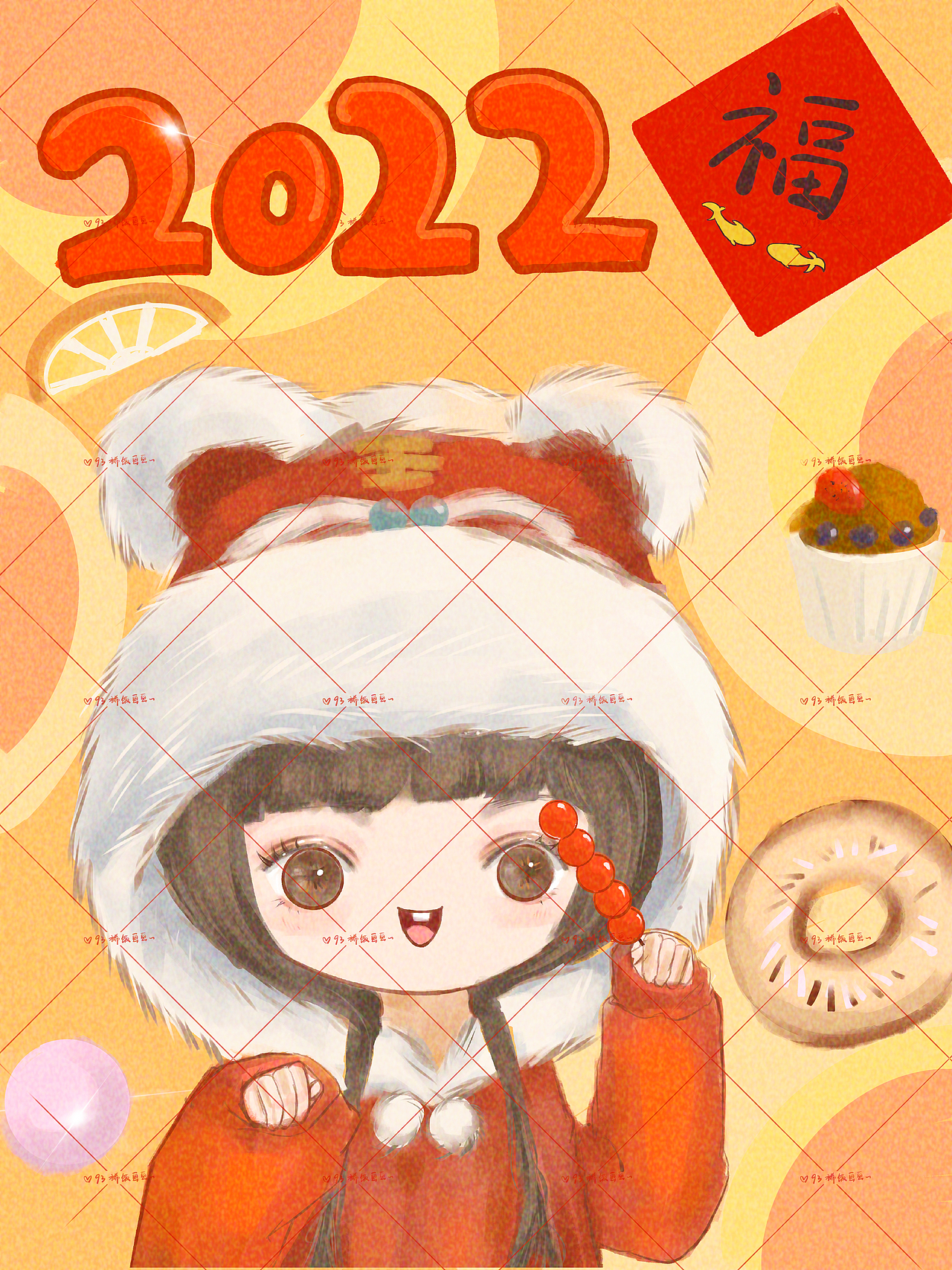 半厚涂风头像,半身,宠物壁纸