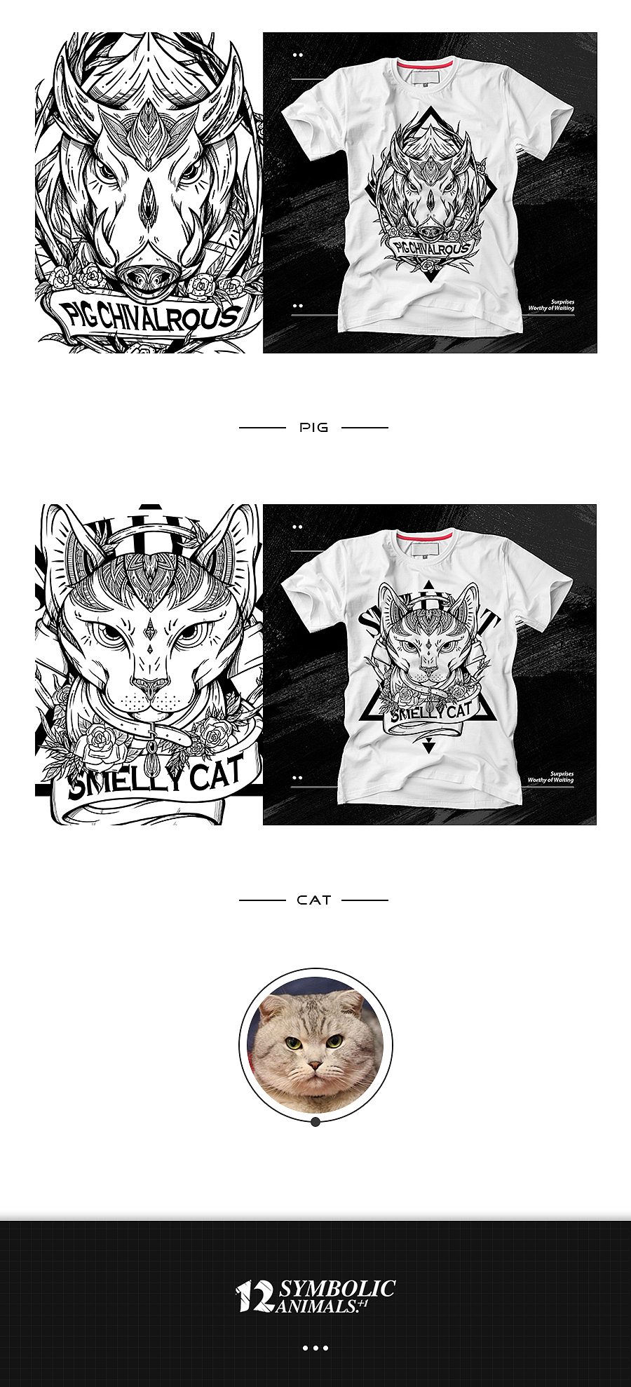 组图－十二生肖（图ZNDYxNTg5OTY=） - 商业插画 - 站酷设计师阿曦_原创素材 - 站酷ZCOOL