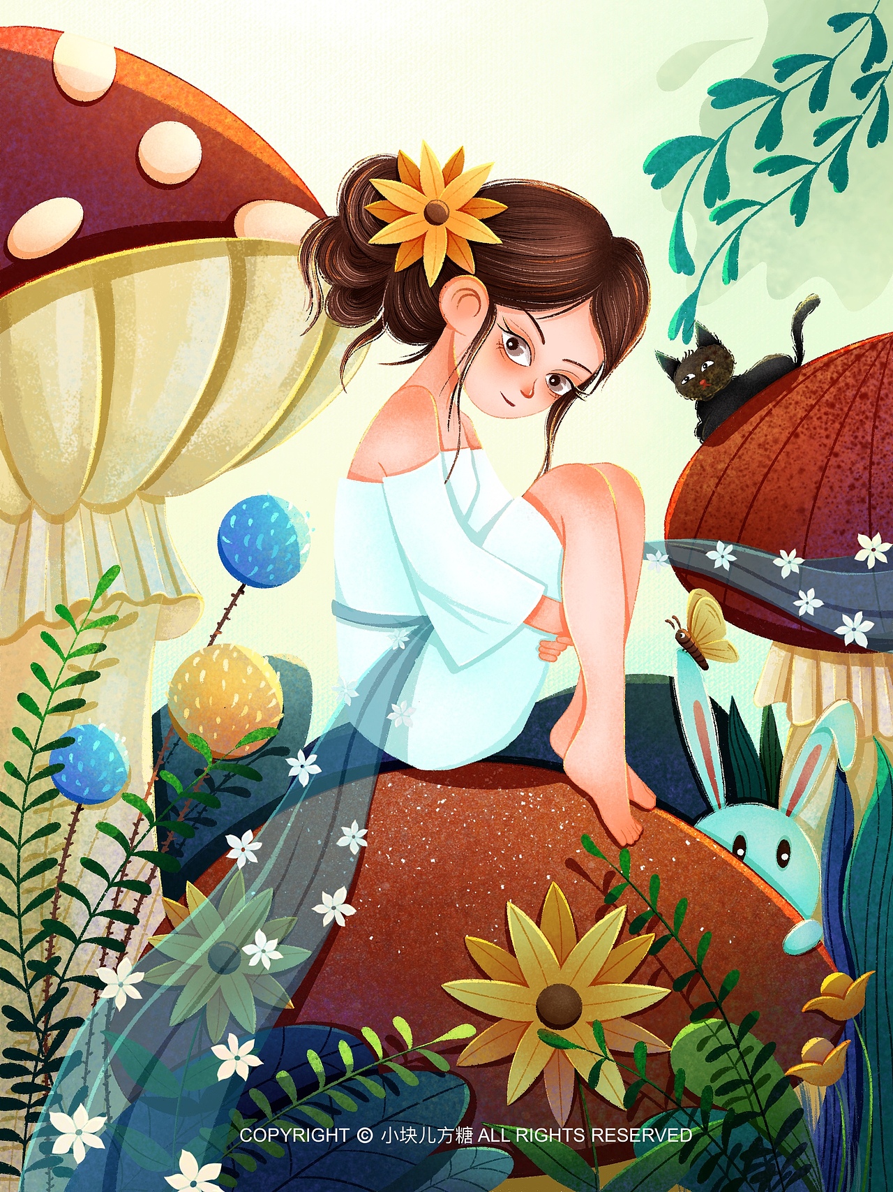 小花仙（图ZMjkxNTA0Mjg0） - 儿童插画 - 站酷设计师小块儿方糖原创素材 - 站酷ZCOOL