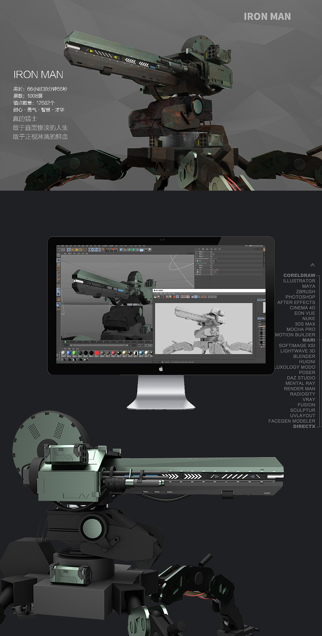 C4D复仇者联盟产品模型建模（图ZMTgxMzM4MTYw） - 其他三维 - 站酷设计师77777777啊原创素材 - 站酷ZCOOL