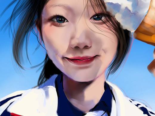 喜欢美女就画起来