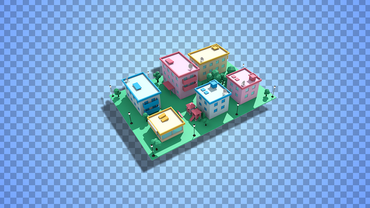 mini city（图ZNTcyNTQzOTY=） - 建筑/空间 - 站酷设计师麻利菌原创素材 - 站酷ZCOOL