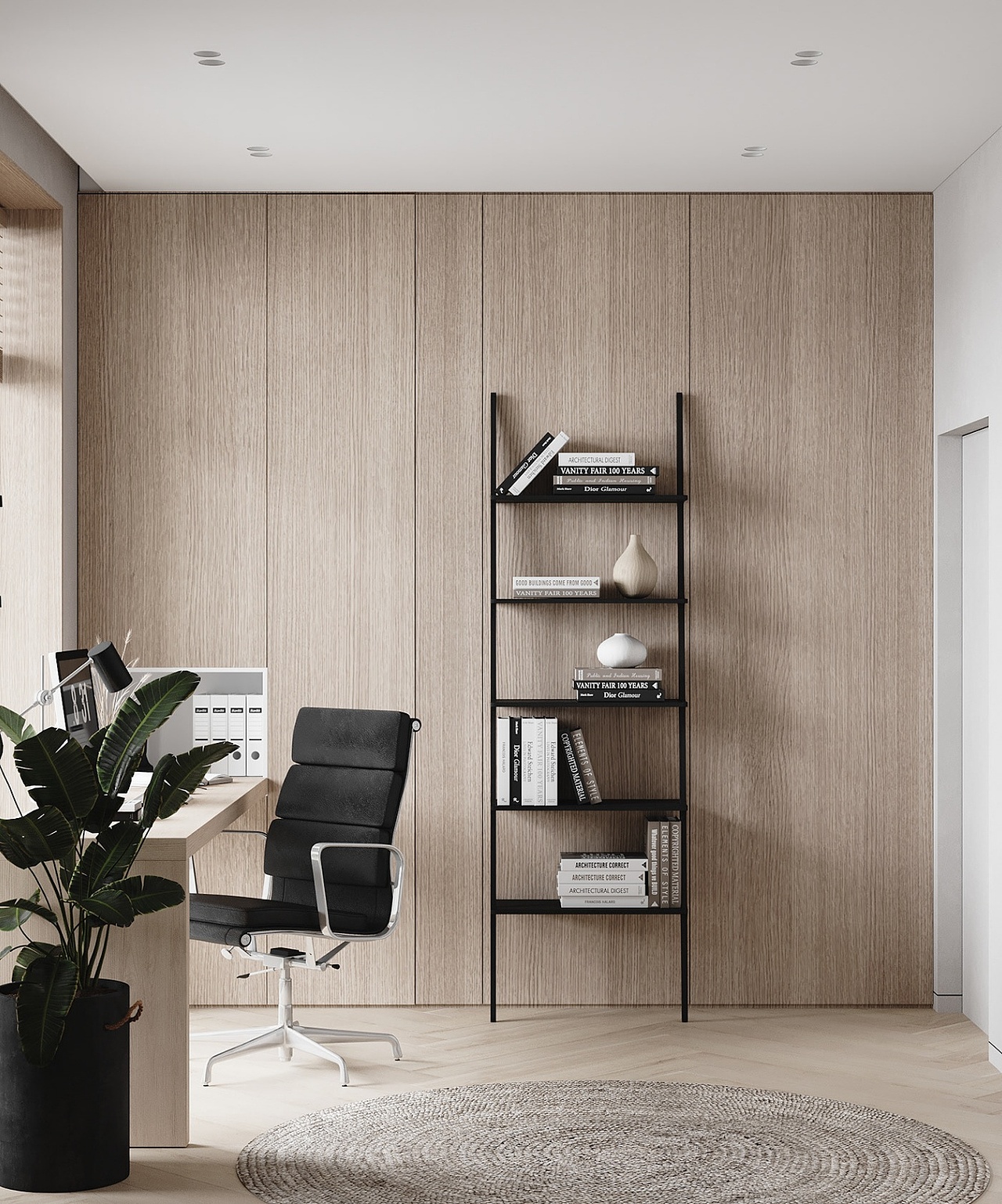 原木纯白空间感,简约轻盈