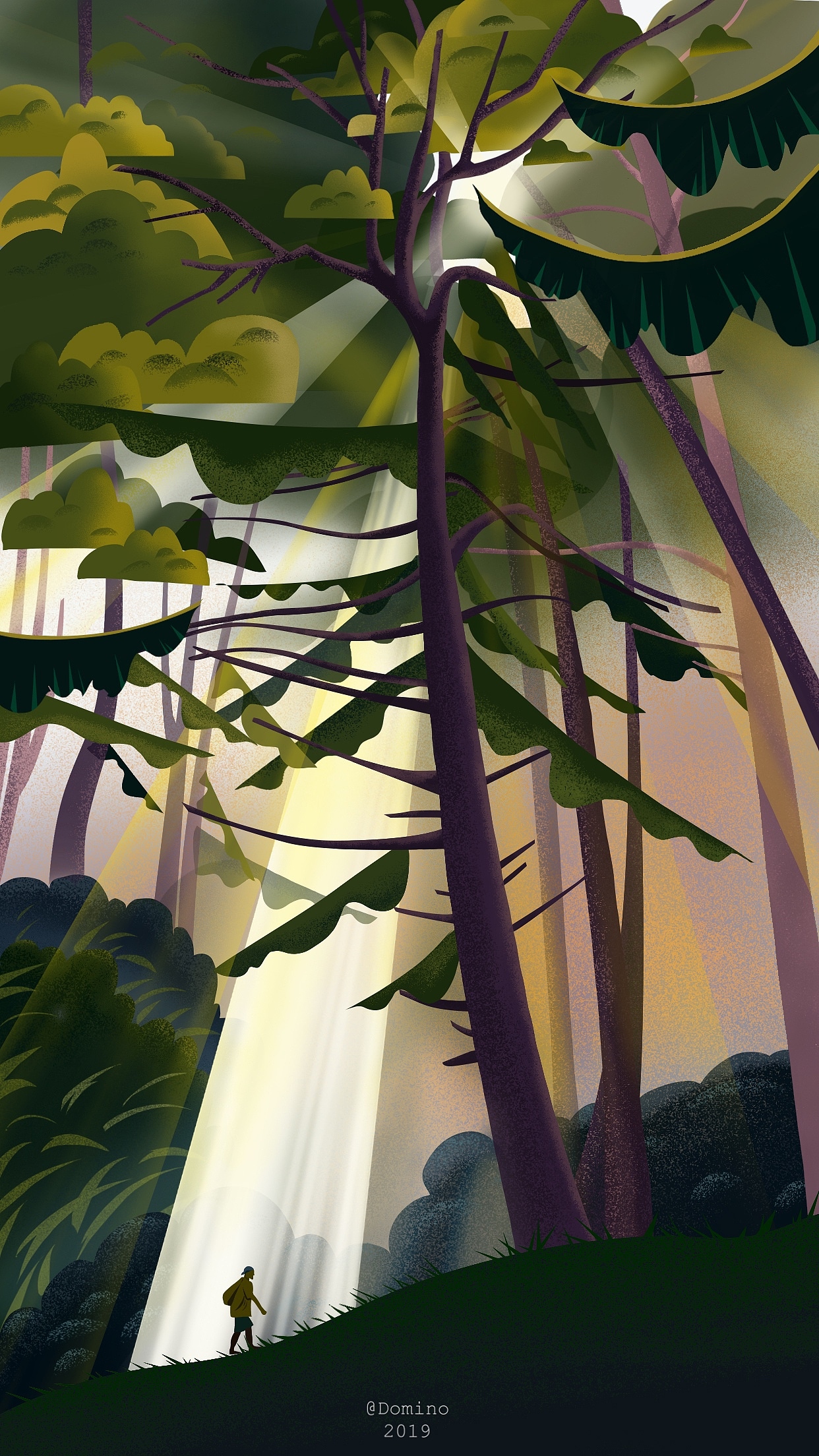 一个人的行囊（图ZMjYwNjIwODQw） - 艺术插画 - 站酷设计师景韵思Grace原创素材 - 站酷ZCOOL