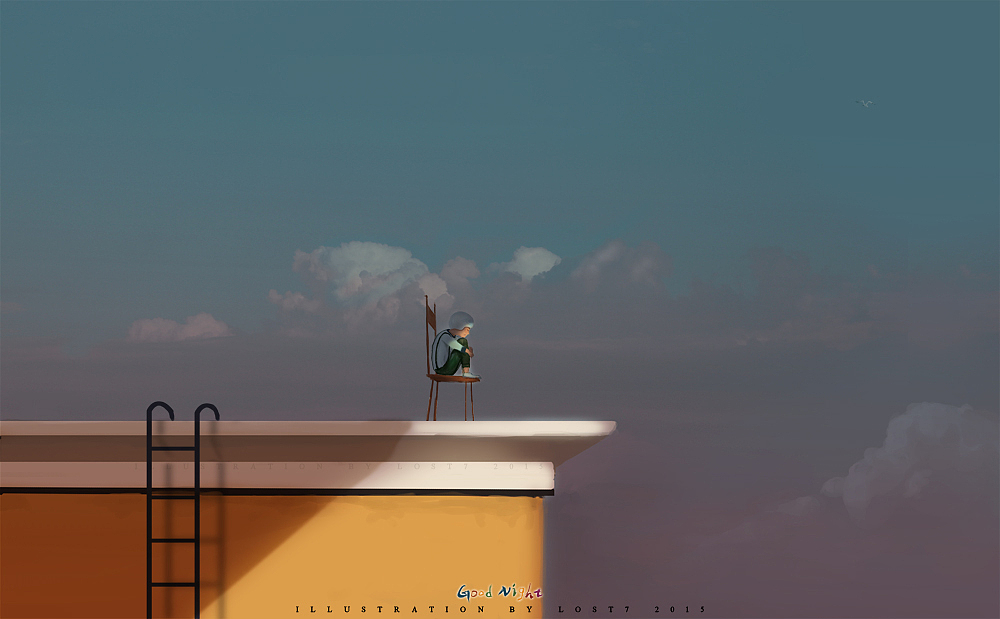 你有星辰作伴：）（图ZMzI1NDMyMDg=） - 商业插画 - 站酷设计师lost7原创素材 - 站酷ZCOOL