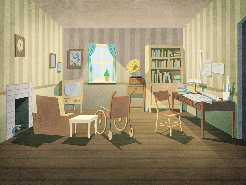 动画短片《华尔兹》角色场景设定