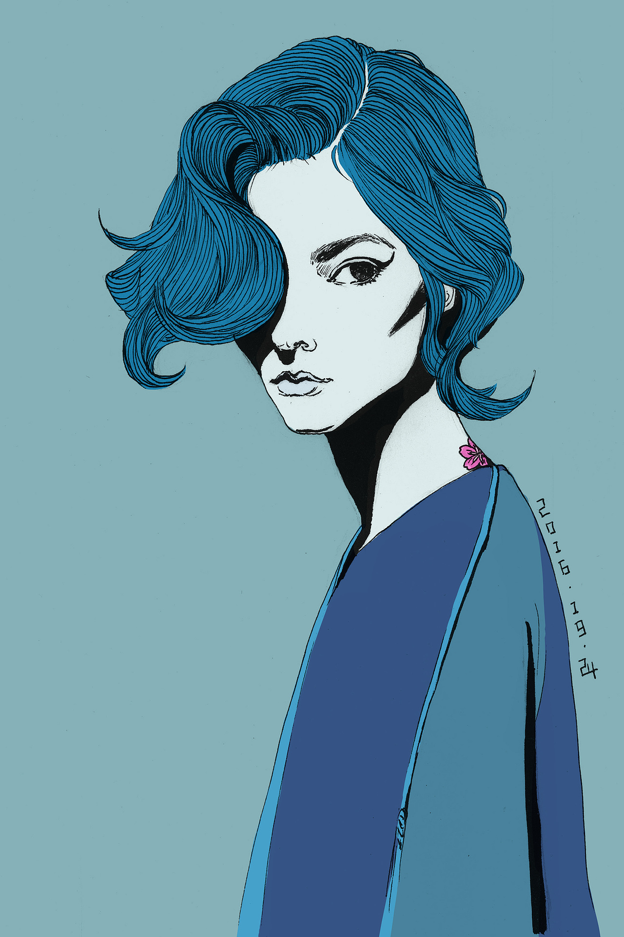 每个姑娘都是鲜艳的