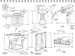 原创产品设计草图方案｜川渝面具文创家居产品设计