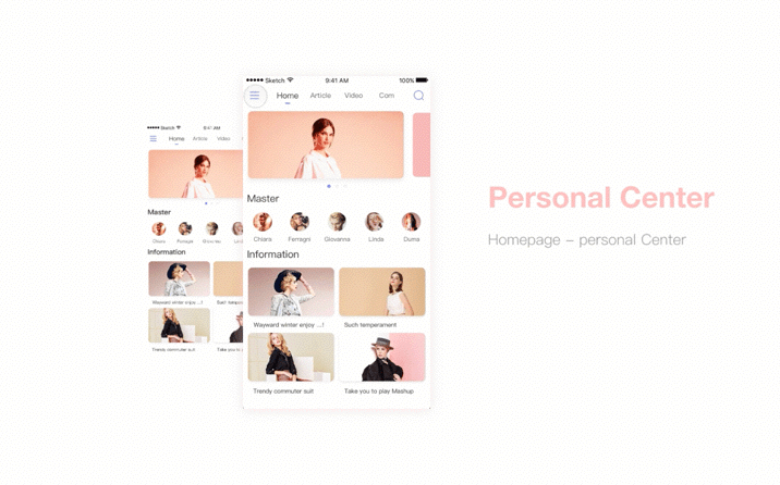 Fashion Alliance - 概念版（图ZOTkyNzI5NTI=） - APP界面 - 站酷设计师弥音设研原创素材 - 站酷ZCOOL