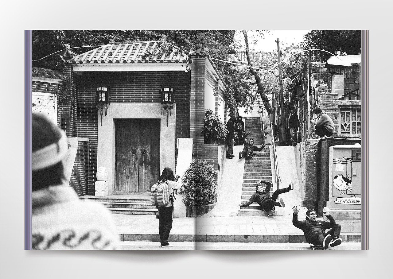 滑板摄影画册《city skatelife》上