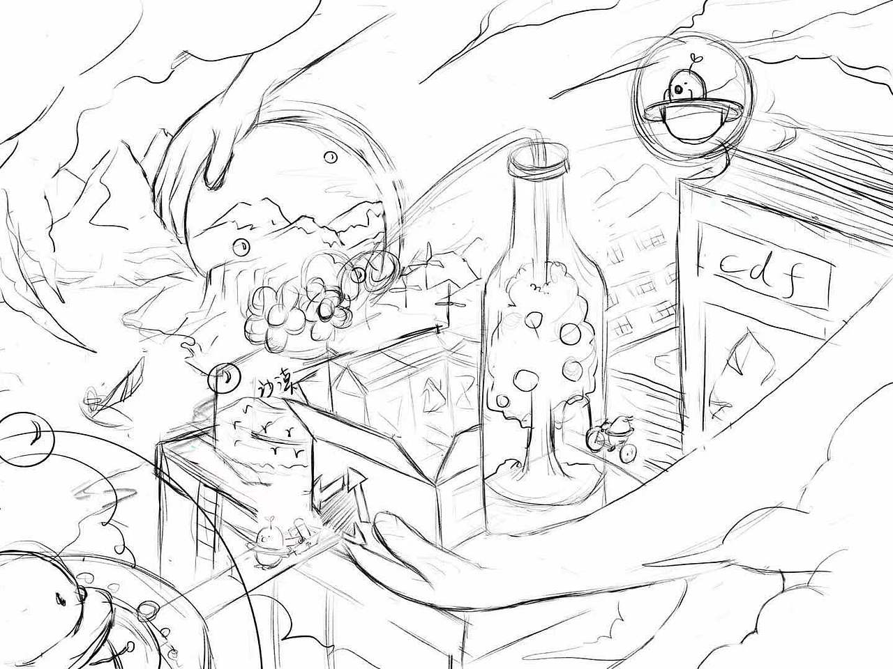 cdf发现环保之美——举手之劳（图ZMjgwNzU4ODI0） - 海报 - 站酷设计师Akiko_Tse原创素材 - 站酷ZCOOL