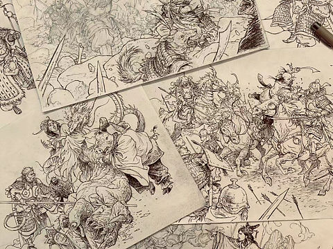 平时画的草图半成品合集✏️