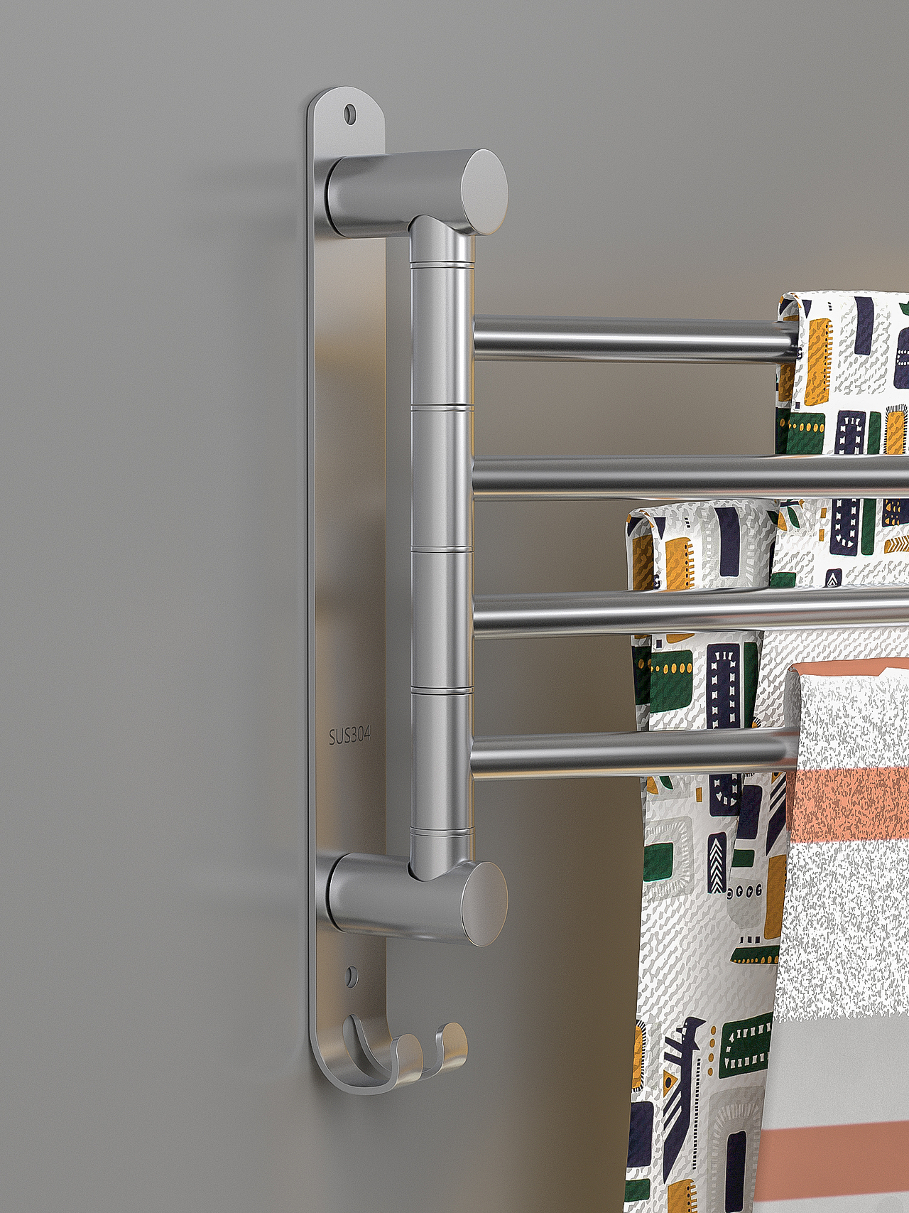 旋转置物架渲染