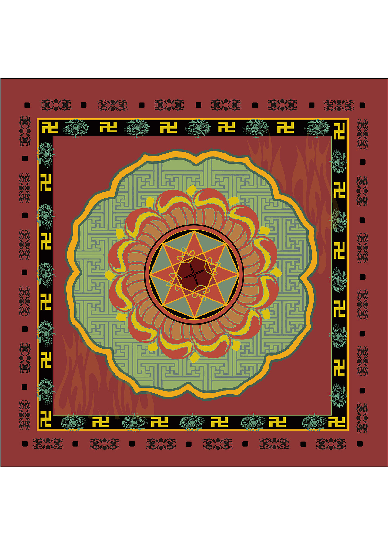 民族图案（图ZMjE5ODE0ODI0） - 图案 - 站酷设计师皮划艇的鲜虞原创素材 - 站酷ZCOOL