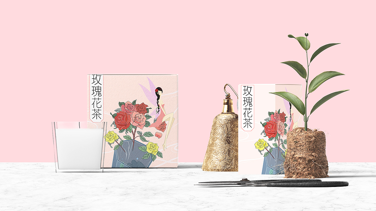 玫瑰系列VI,(玫瑰花茶)