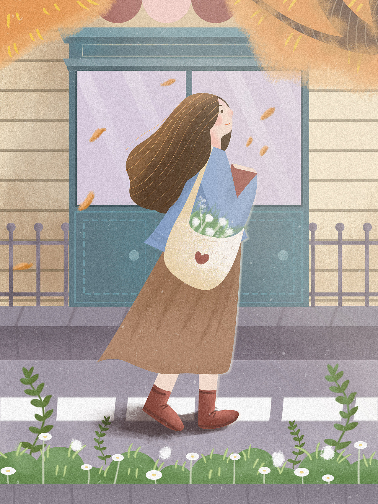 初秋天气|插画|创作习作|annieyanh_原创作品-站酷zcool