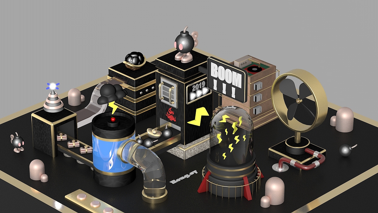 大型场景建模（图ZMTM5MDUxNDQw） - 场景 - 站酷设计师Sevin_1原创素材 - 站酷ZCOOL