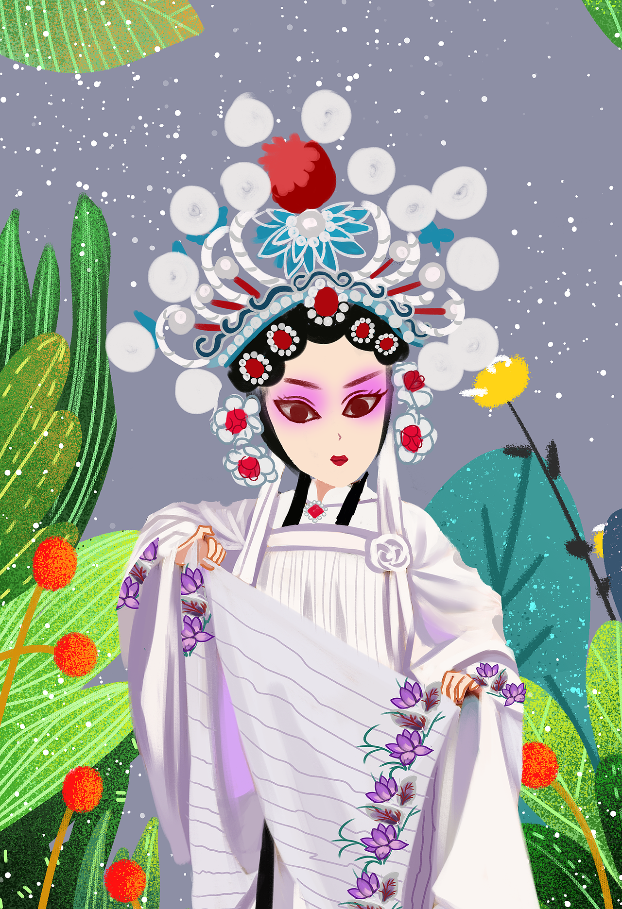 白蛇传京剧人物（图ZMTU2Mjc5MDg0） - 商业插画 - 站酷设计师乐乐熊lff原创素材 - 站酷ZCOOL