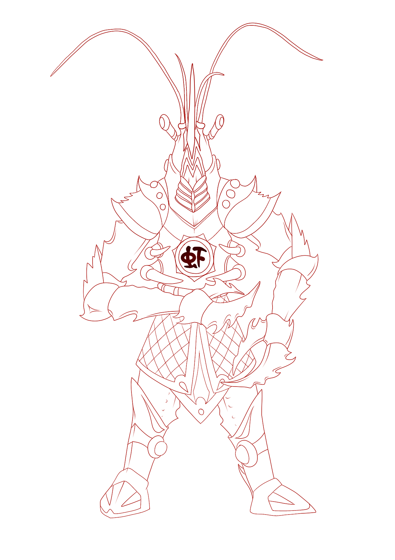 虾将设计（图ZMjE3NTk5MTA4） - 创作习作 - 站酷设计师普兰深红原创素材 - 站酷ZCOOL