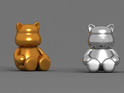 豹猫IP3D建模