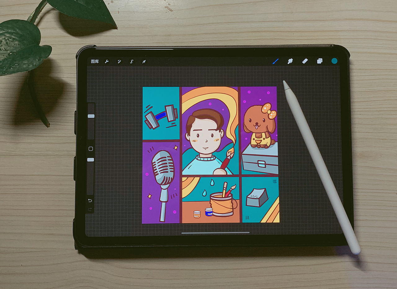 作品名：《菜大白的伙伴们》插画创作（图ZMTQwMTE5ODQw） - 创作习作 - 站酷设计师菜大白Caicai原创素材 - 站酷ZCOOL