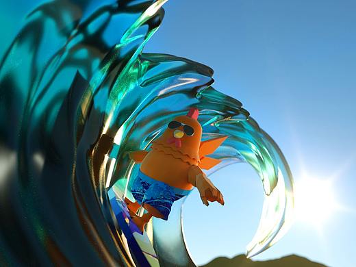 【一周一只Mark鸡】——冲浪鸡