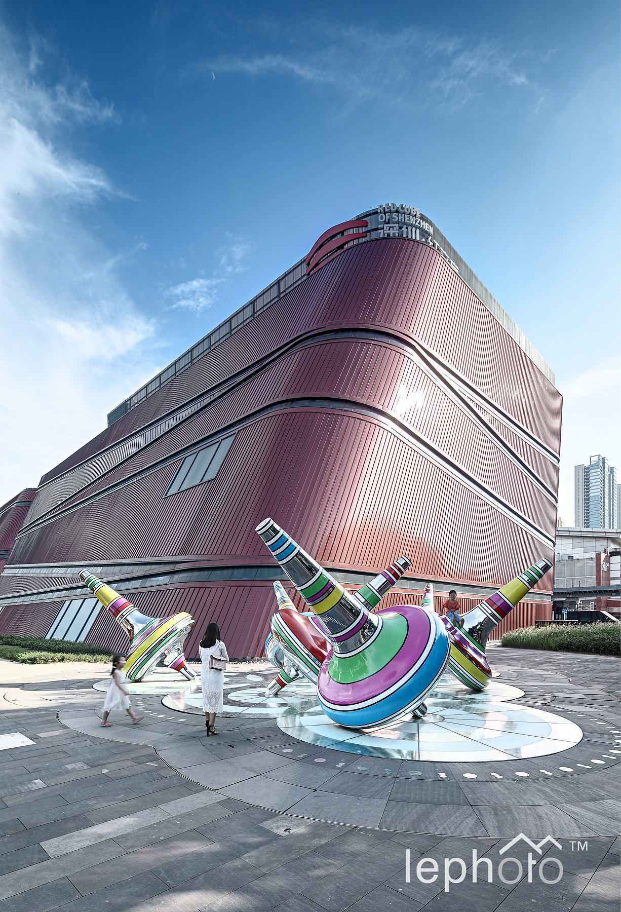 lephoto景观摄影万科深圳红立方公共艺术