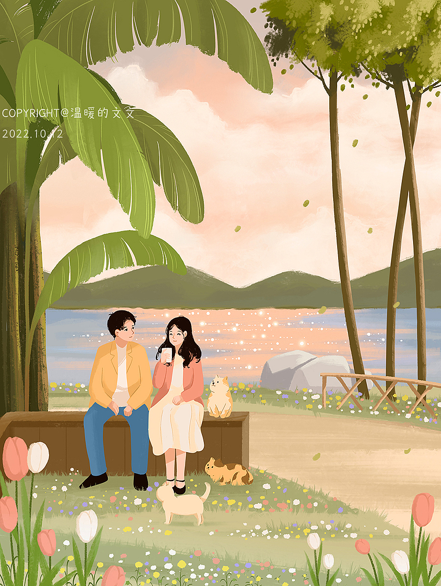 治愈系插画作品集——遇见•时光【1】（图ZMzI0MjY2NjI0） - 商业插画 - 站酷设计师温暖的文文原创素材 - 站酷ZCOOL