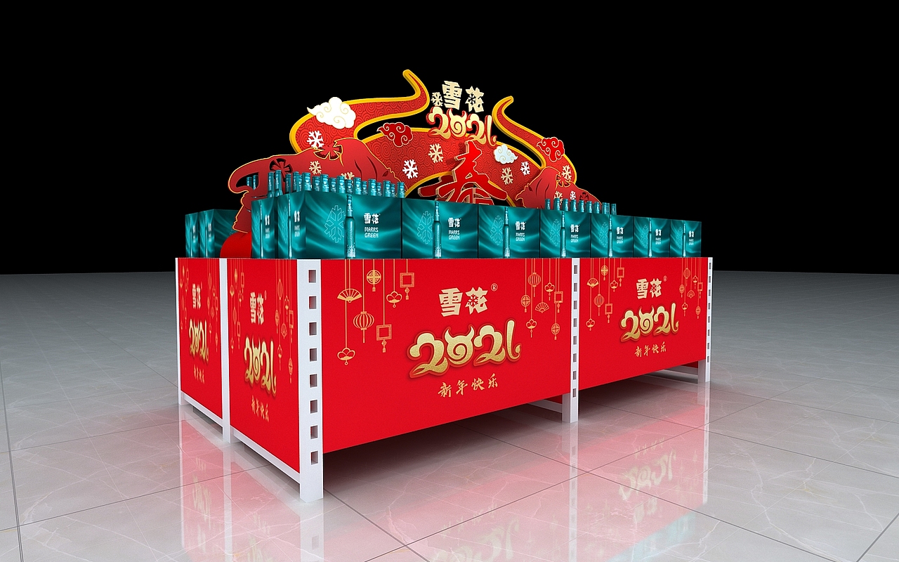 产品堆头效果图