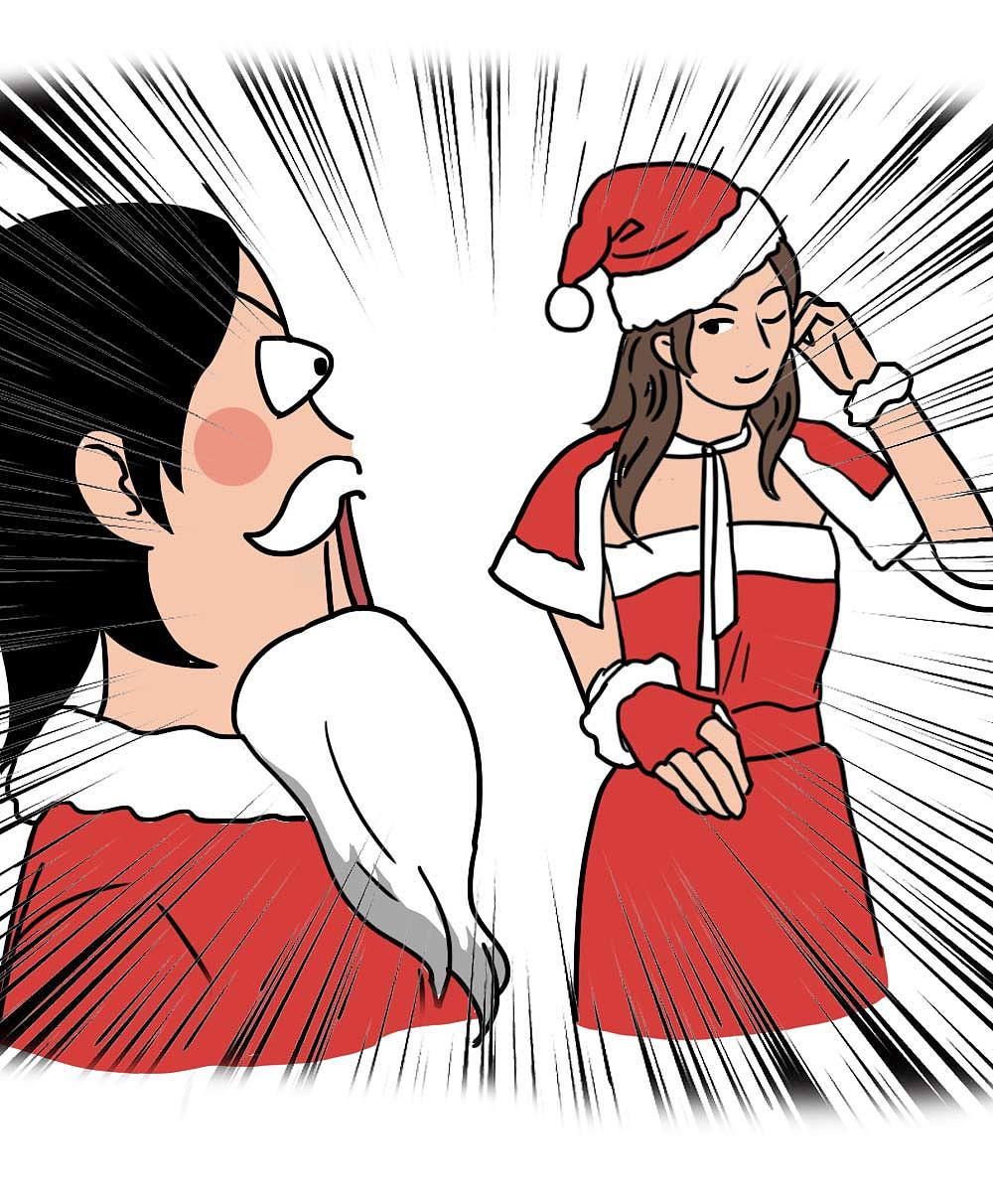 深圳人：年年过圣诞，年年都单身（图ZMjgyMjEyNDAw） - 中/长篇漫画 - 站酷设计师林大发发了吗原创素材 - 站酷ZCOOL