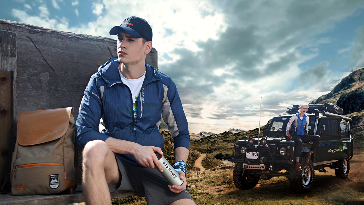 探路者discovery服装泰国模特拍摄