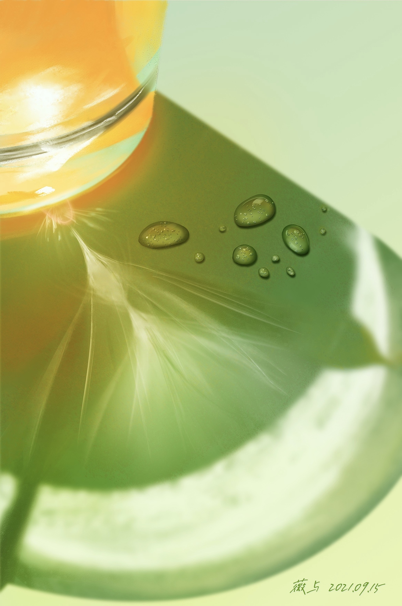 9月色彩练习总结